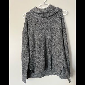 Hollister cut out shoulder turtleneck